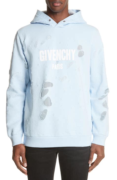 givenchy hoodie pullover|Givenchy destroyed hoodie.